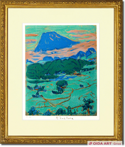 梅原龍三郎 富士山 | 絵画など美術品の販売と買取 | 東京・銀座 おいだ美術