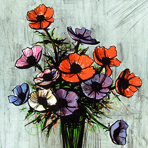 ベルナール・ビュッフェ アネモネ | 絵画など美術品の販売と買取