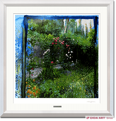 トレンツ リャド 薄明かりのヘネラリッフェ 額装品 ホアキン・トレンツ