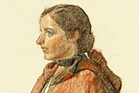 佐伯祐三、絵画、油彩画6号、ガス灯と広告、高級額縁、肉筆、荻須高徳