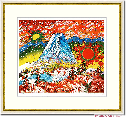 宮永岳彦、絵画、美人画、油彩3号、燦、肉筆、新品高級額縁、高塚省吾