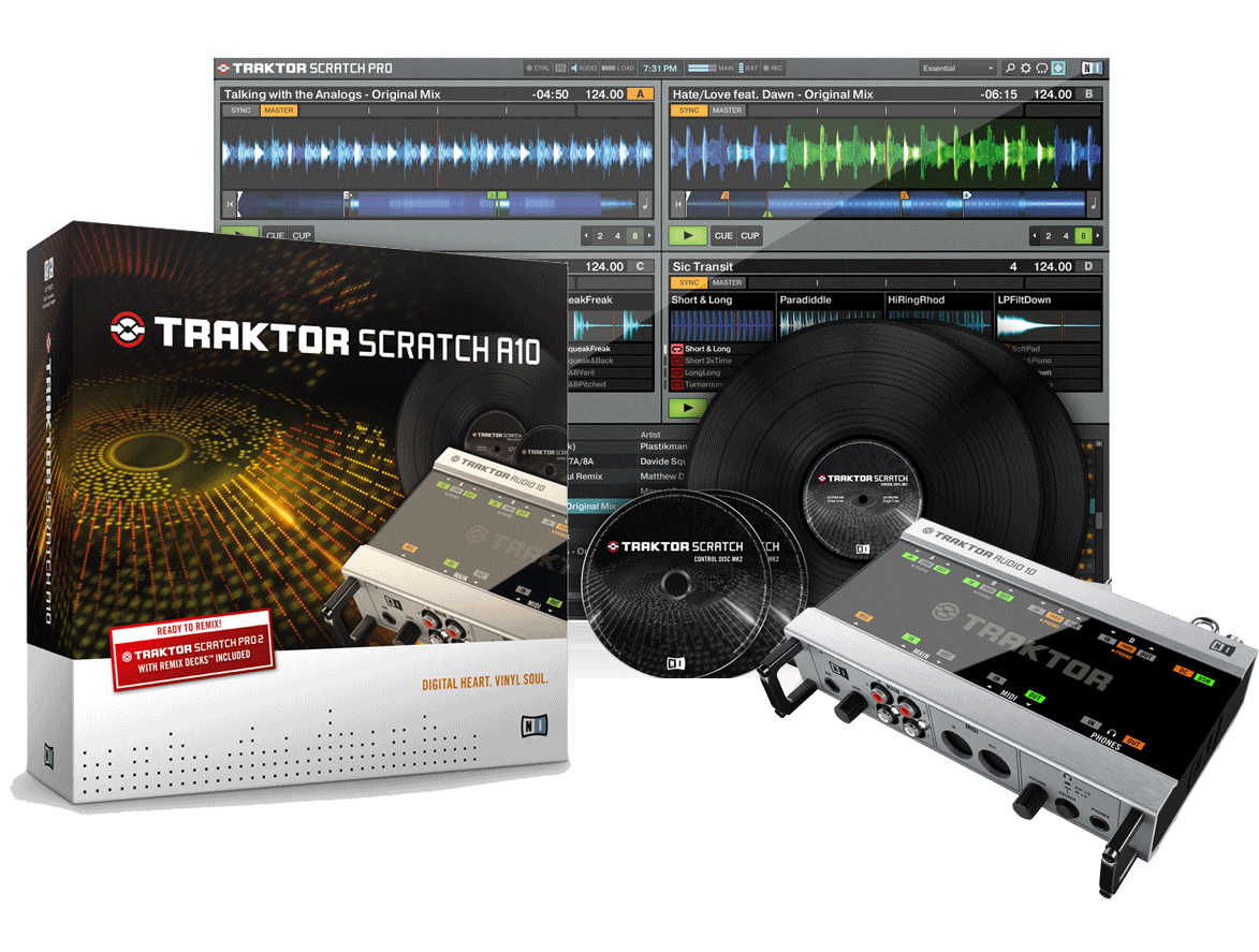 Native Instruments/Traktor Scratch A10の紹介です。