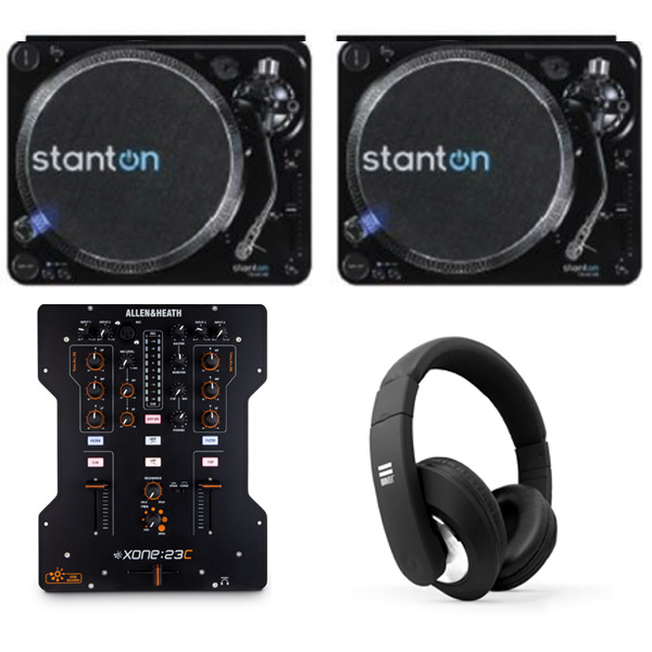 stantonのターンテーブルT.92 M2 USBとALLEN&HEATHの「XONE:23C」の