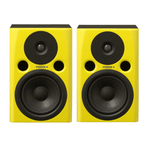 Fostex/スピーカー/PM0.4N(イエロー) （2本セット・アンプ内蔵） -DJ