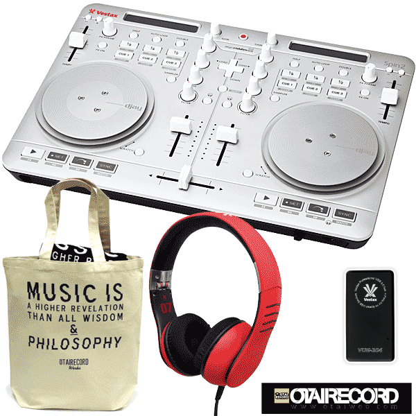 Vestax Spin2 DJコントローラーLightning変換端子付き Amazon | Vestax