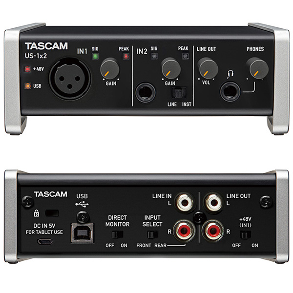 TASCAMの高品質オーディオインターフェイス「US-1x2」のご紹介です！