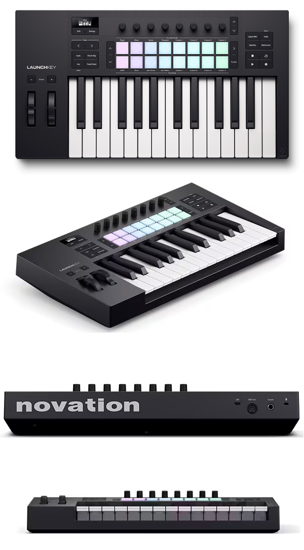 novationのMIDIキーボードLaunchkey 25 MK4をご紹介いたします！