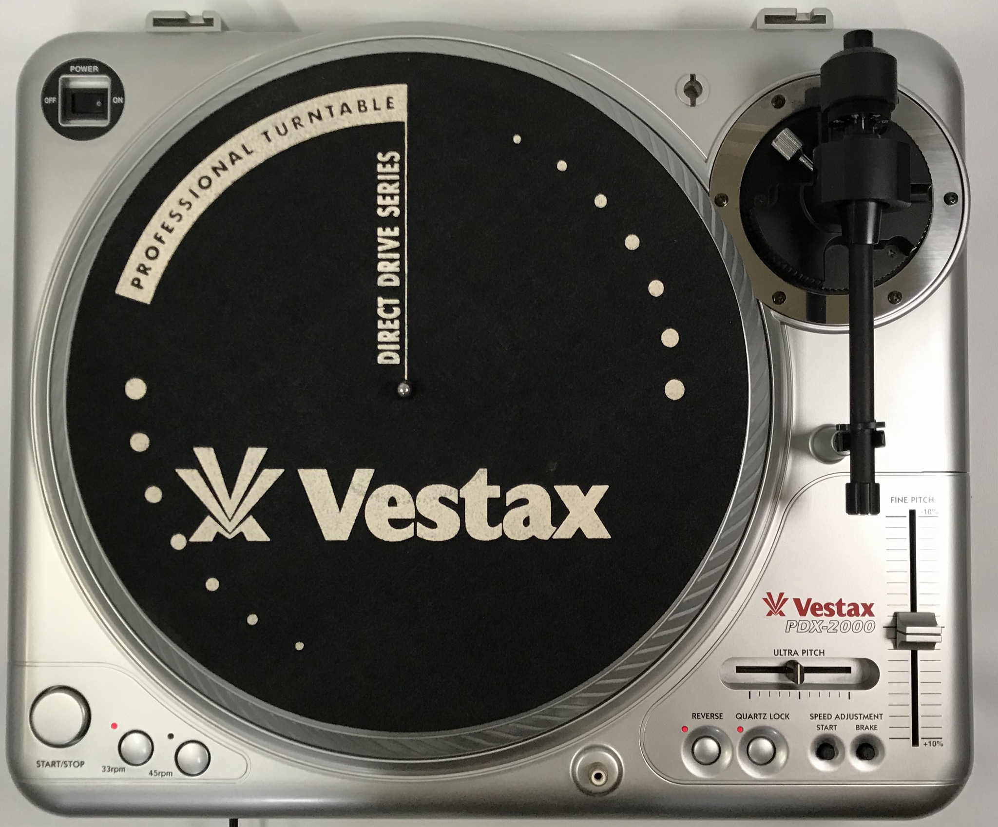 完動品】Vestax PDX2000 MKII ターンテーブル アース線付き