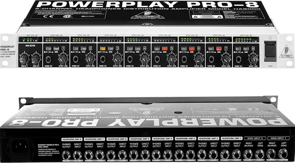 B級デモ品】BEHRINGER(ベリンガー)/ヘッドフォンアンプ/HA8000 -DJ機材