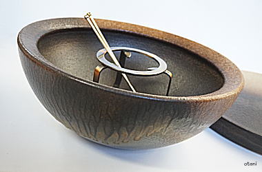 信楽焼14号焦げ茶窯変ちゃぶ台テーブル火鉢陶器の販売