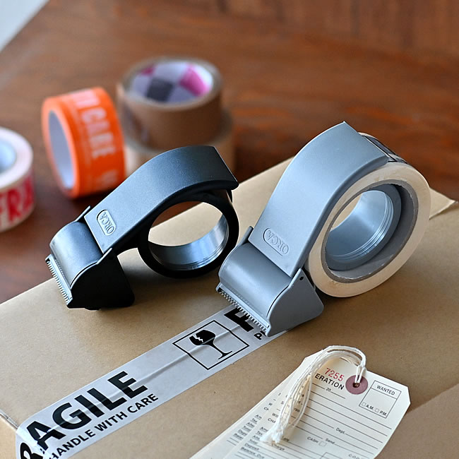 OPPテープ 透明 梱包テープ 事務所 テープ カッター有り 12セット1937