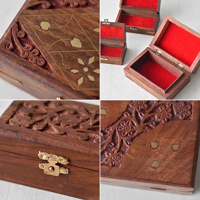 シーシャムウッド 彫入りボックス | ゼネラルストア オルネ