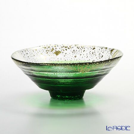 アンティークガラス工芸金彩フィンガーボウルVR7253