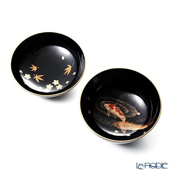 輪島塗経冊筥、経文入れ（きょうばこ)、唐子遊絵 三代目北清右衛門作