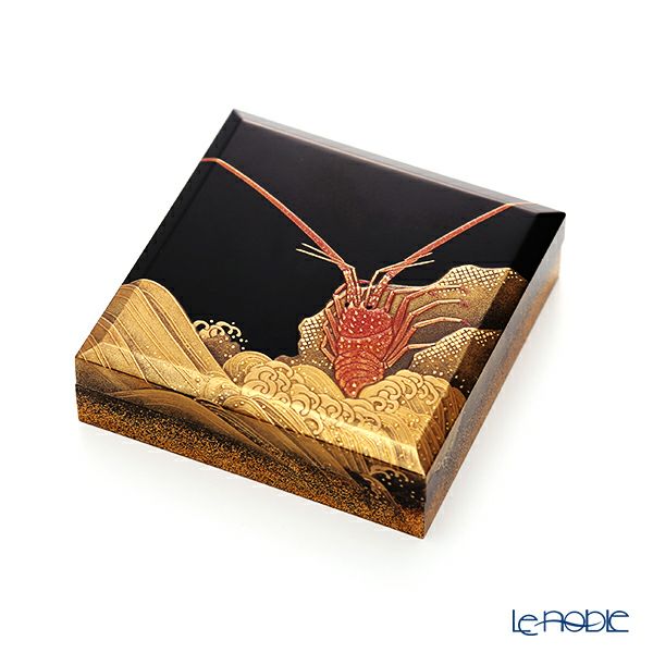 茶道具 京焼 東哉製 海老香合 共布共箱 V 8353