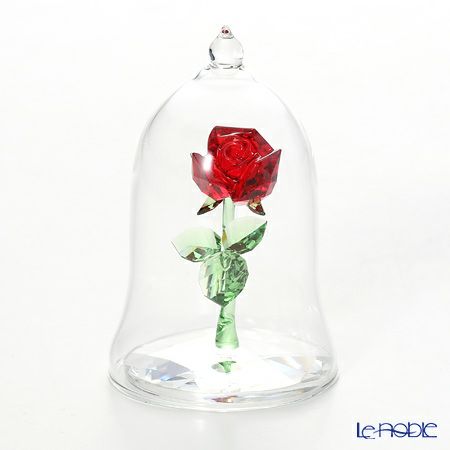 スワロフスキー美女と野獣マジックローズ＋台座