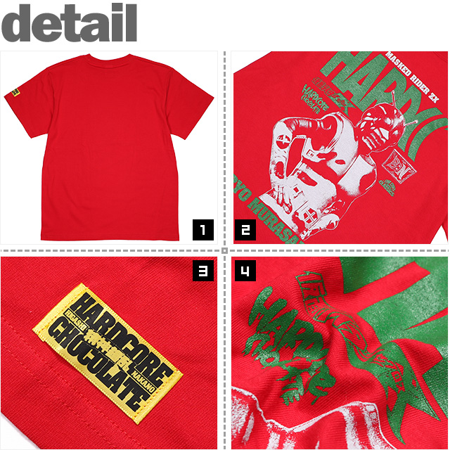 Tシャツ ハードコアチョコレート) HARDCORE CHOCOLATE 仮面ライダーZX