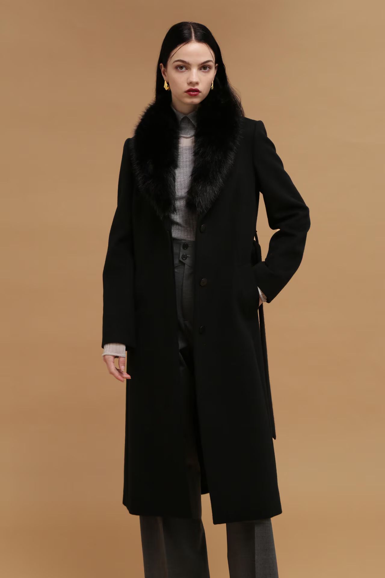 BURBERRY BALCK LABEL トレンチコート ロングコートM