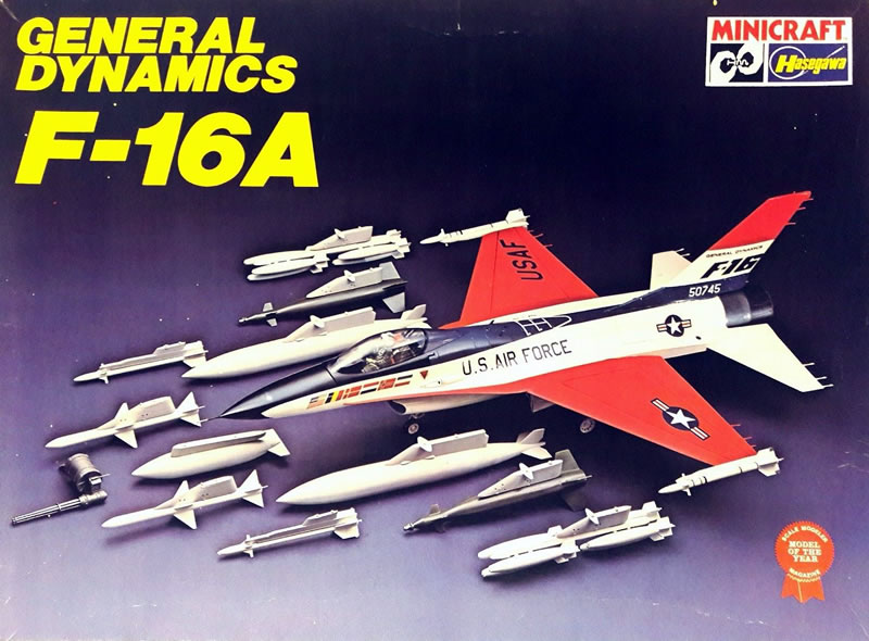 Hasegawa/Minicraft General Dynamics F-16A Fighting Falcon | Large