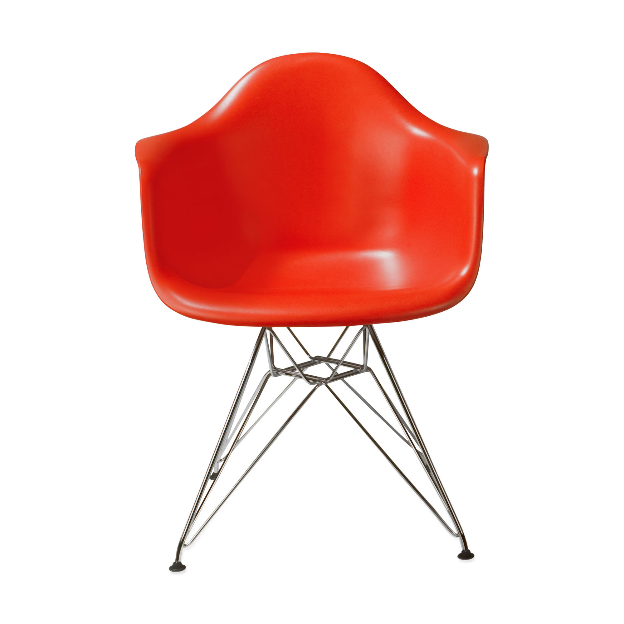 イームズ アームシェルチェア DAR レッド(レッド)：ホーム