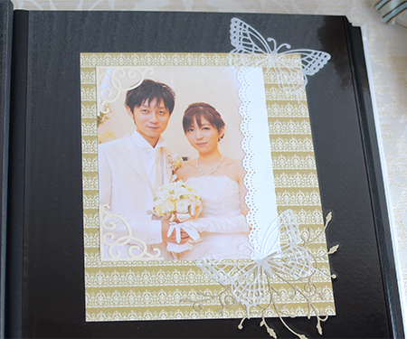 ウエディングアルバムをかっこよくデコレーションするための装飾グッズ