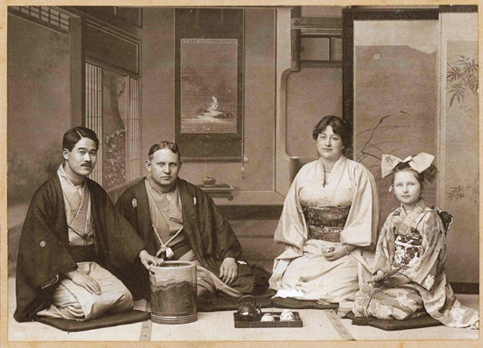 1895年 森村組 ノリタケ創設者一族 「渡欧の一行」 肖像写真 ベルリン写真