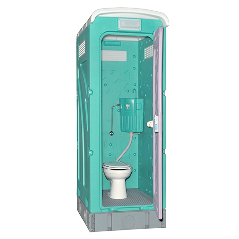 仮設トイレ 洋式 本水洗 AUG-FW15WS 兼用水洗 架台付き W870mm×D1195mm