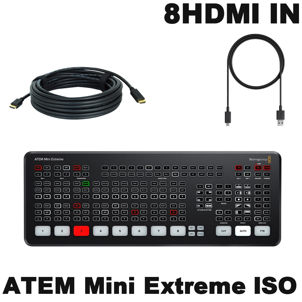 ATEM Mini Extreme ISO ライブストリーミング機器 Media | Blackmagic
