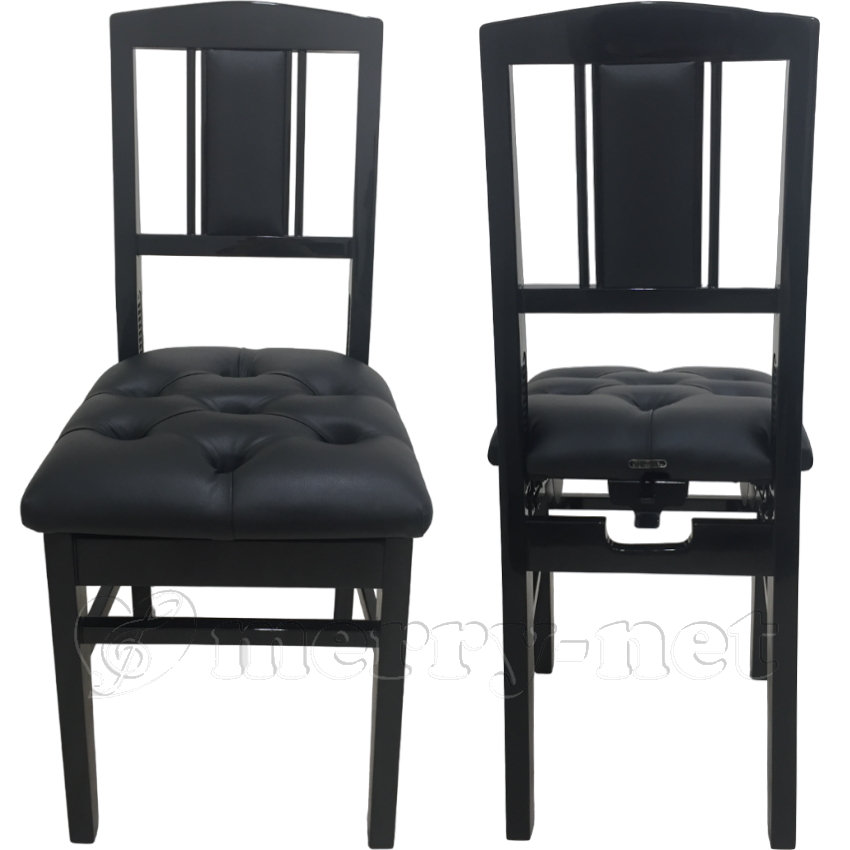 札幌市内◇ピアノ 昇降椅子 背もたれ付き◇高さ調整 トムソン チェア