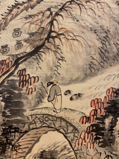 田能村直入 秋景山水図｜古美術・掛け軸の販売・買取・鑑定-松本松栄堂