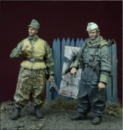 1/35 ドイツ武装親衛隊 外国人義勇兵(2体セット) 1943-45 冬 [35073