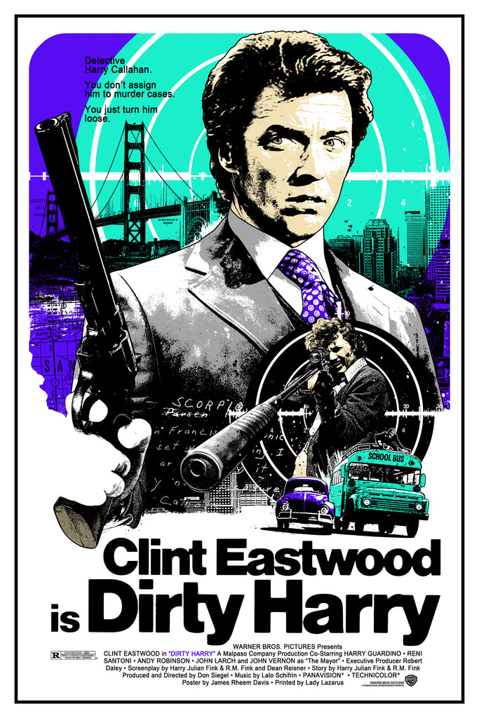 ワーナー懸賞品 ダーティハリー（Dirty Harry）ポスター ワーナー懸賞
