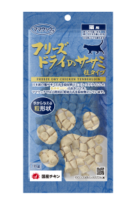 フリーズドライのササミ粒タイプ猫用18g｜ママクック製品情報