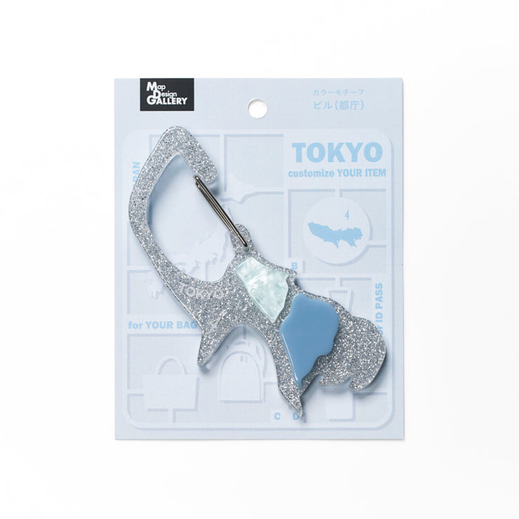 都道府県型キーホルダー/東京都｜地図グッズ｜Map Design GALLERY