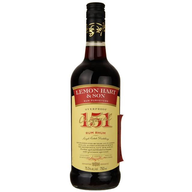 Lemon Hart 151 Proof Rum / 750mL - Marketview Liquor