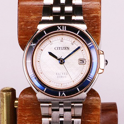 市場仕入れ】シチズン エクシード ユーロス 電波エコドライブをネット