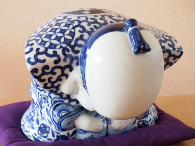 九谷焼 福助 お多福 九谷焼 福助 お多福 九谷焼『お多福』 | 象々の