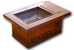 長火鉢 川崎市 : 長火鉢（ながひばち）