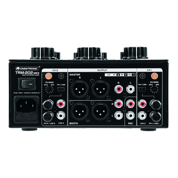 Omnitronic(オムニトロニック) ／ TRM-202 MK3 2チャンネル DJ用