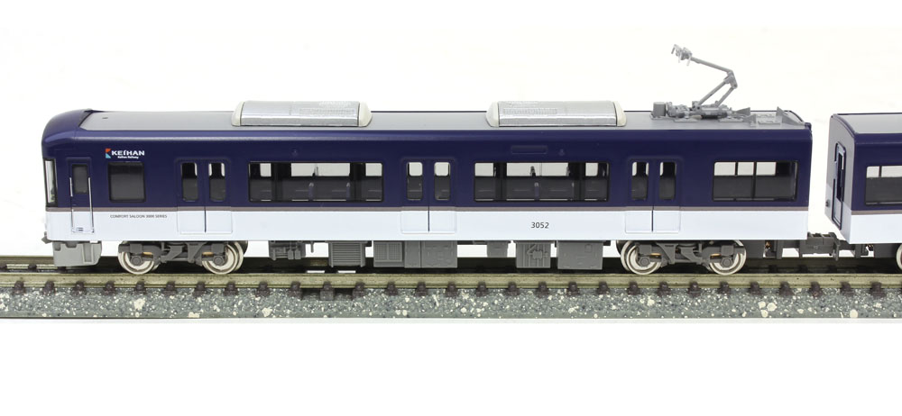 GREENMAX 30302 京阪3000系 快速特急「陥楽」種別/行先選択式 GREENMAX