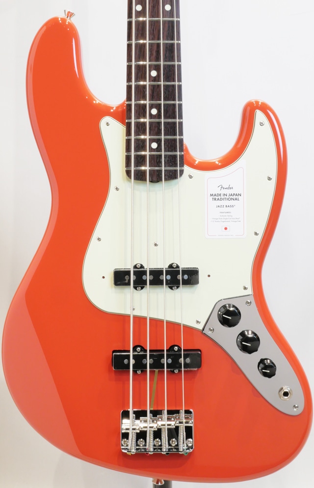 MADE IN JAPAN TRADITIONAL 60S JAZZ BASS (Fiesta Red)(BASS SIDE FRD