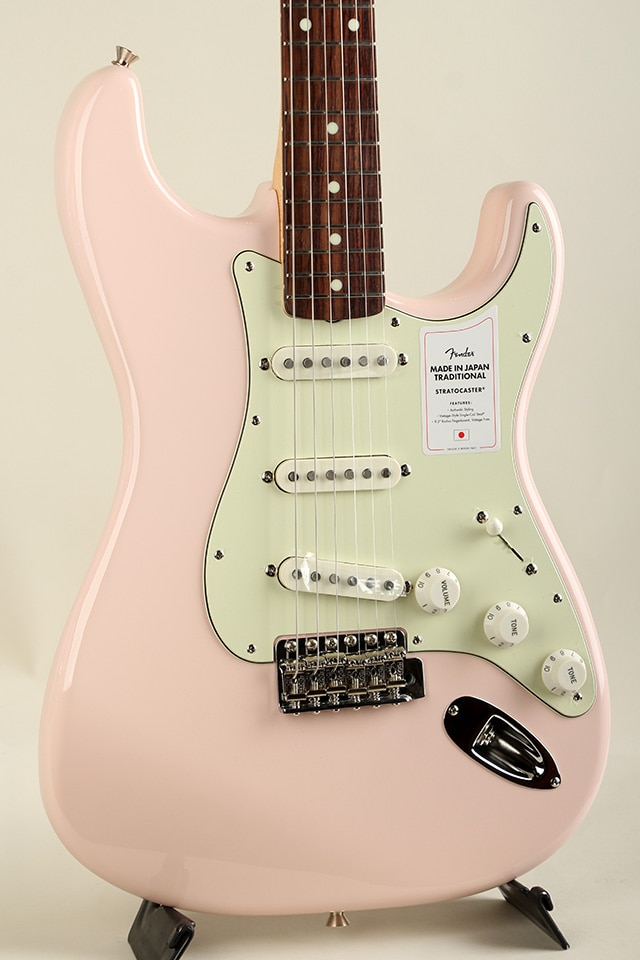 ストラトキャスター エレキギター クリーム色 Fender フェンダー Made