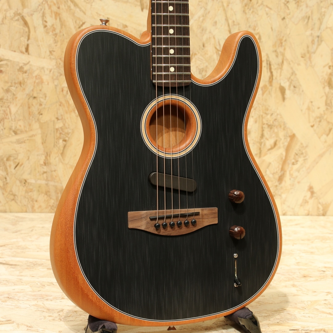 Acoustasonic Player Telecaster Brushed Black: アコースティック