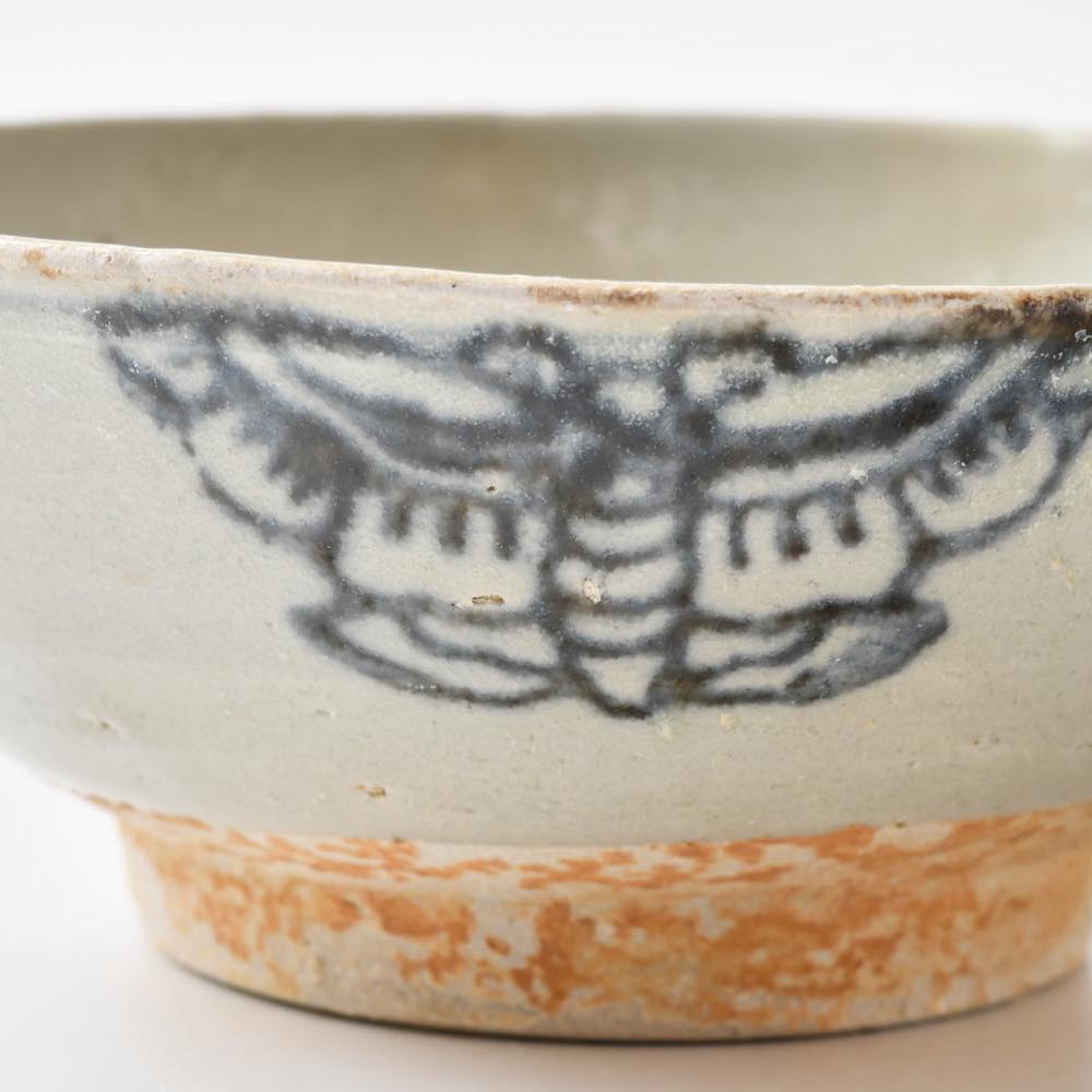 中国 景徳鎮 呉須印判手蝶文碗 ｜ みんげい おくむら （日本と世界の民芸）