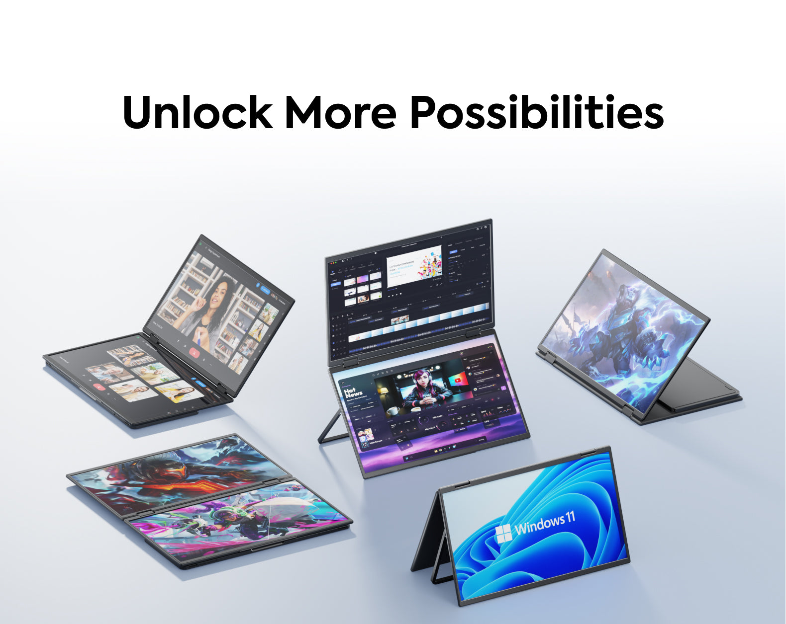 Mini PC|Minisforum MDSA156|Portable Monitor