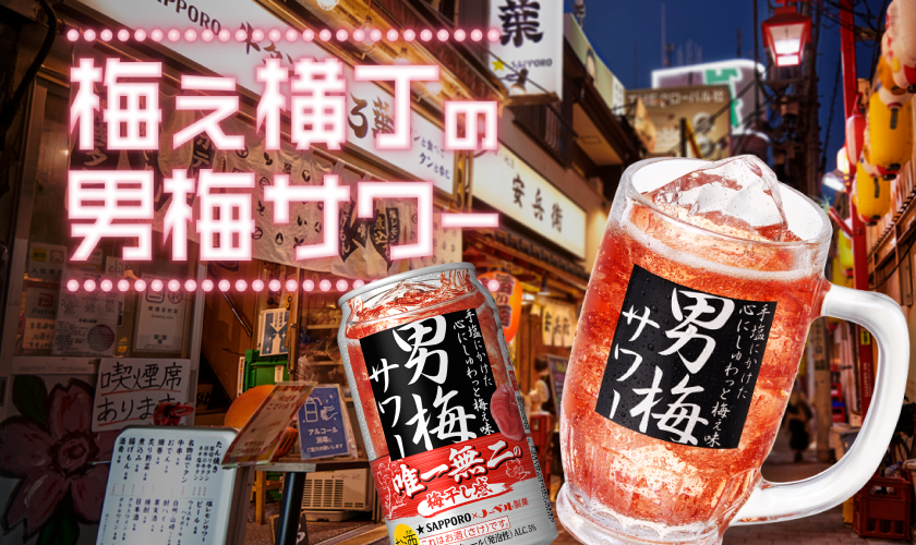 サッポロ 男梅サワー 無糖 【350ml×3ケース/72本】 サッポロ 男梅