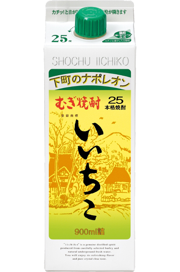 いいちこ むぎ焼酎 三和酒類 25度 900ml 6本 1ケースの通販 焼酎