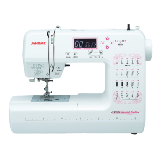 新製品 ジャノメ コンピュータミシン JP210MSE スペシャルエディション