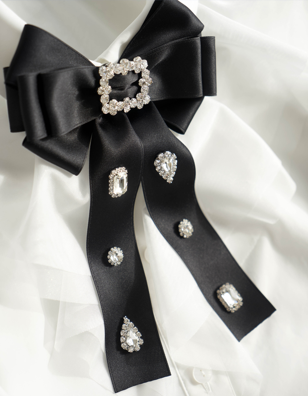 さあはなさく プラチナ リボンブローチ さあはなさく プラチナ リボン