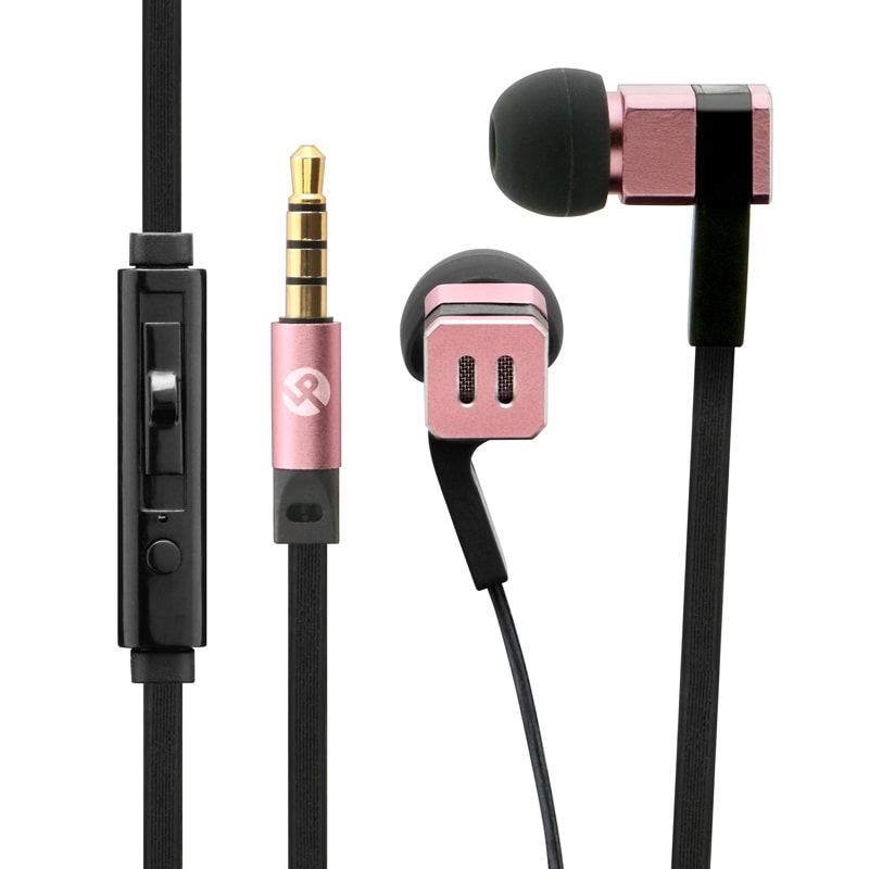 iPhone/スマートフォン イヤフォン(ボリューム/マイク付) 「極の音域